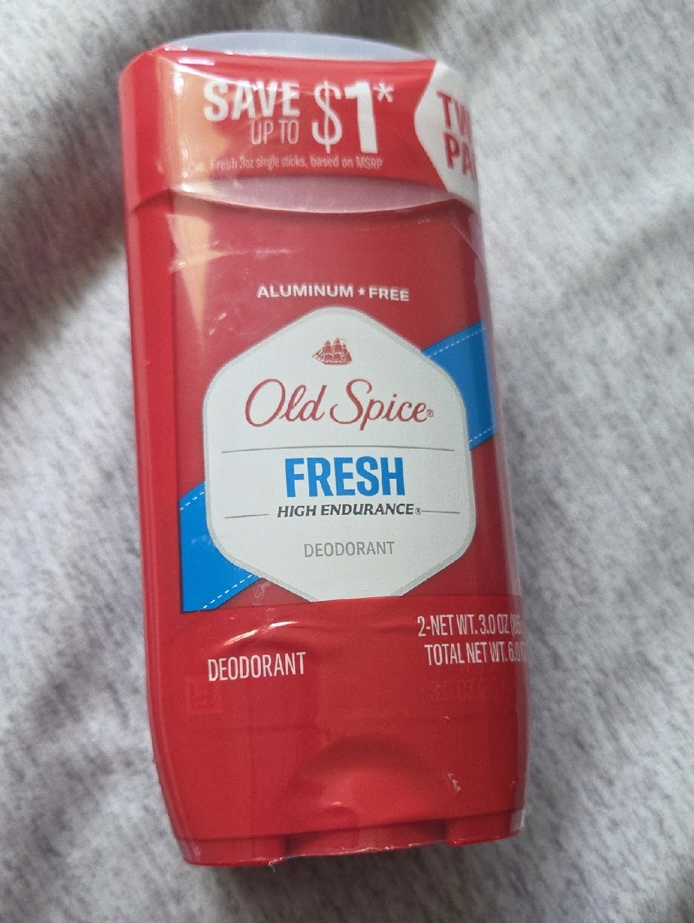 Old Spice Aluminum Free Deodorant - Twin Pack